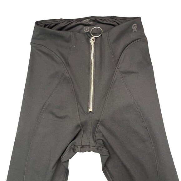 Good American SIZE 0 Seamed High-Waist Ankle Leggings w O-Ring Utility Zipper - Picture 2 of 6